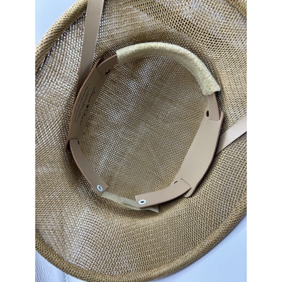 Vintage Sun-Fari By Wesco Safari Pith Explorer Hat Adjustable Beige Made In USA - Picture 9 of 9